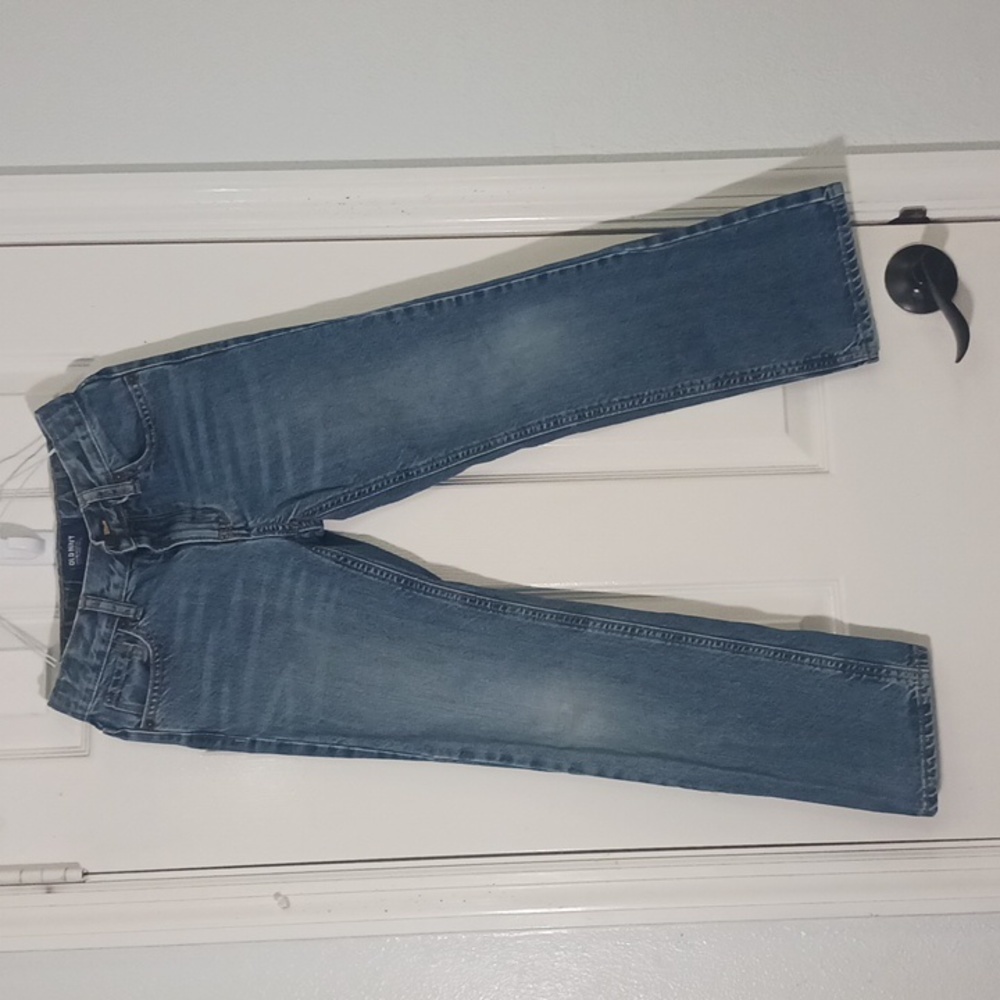 Old Navy Loose Boot-Cut Jeans With Adjustable Waist Style